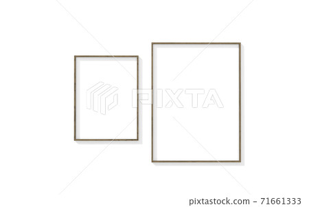 Download Wood Frame On White Background 3d Rendering 3d Stock Illustration 71661333 Pixta