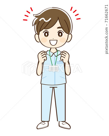 男人，護士，歡呼 71662671