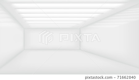 Contemporary future concept background. Empty futuristic clean white box interior room With Light. vector illustration. Contemporary future concept background. Empty futuristic clean white box interior room With Light. vector illustration. 71662840