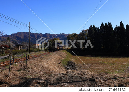Truck train of Minami Aso railroad 71663182