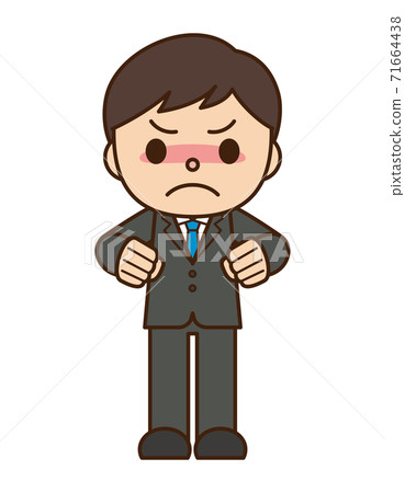憤怒的西裝男 71664438
