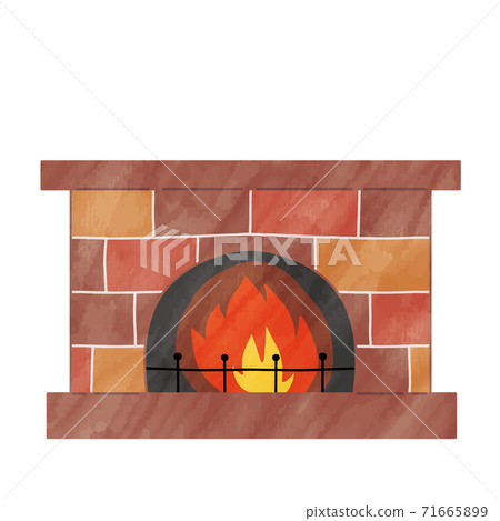 Danro cute watercolor style illustration 71665899