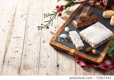 Assortment of Christmas nougat Assortment of Christmas nougat 71667442