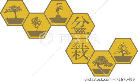 Yellow bonsai logo 71670499