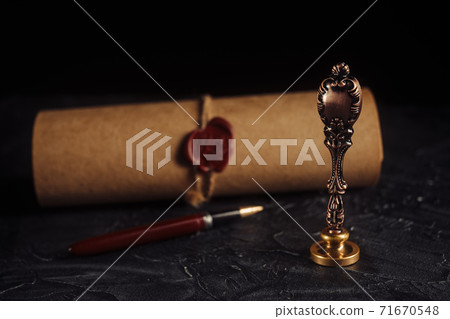 Notary public tools. Law concept Notary public tools. Law concept 71670548