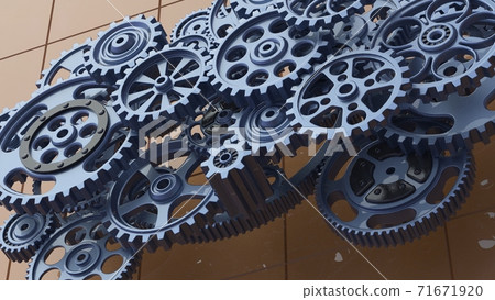 齒輪齒輪機構3D機械圖 71671920