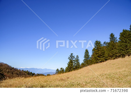 Saddle in front of Ushiokuno Gangaharasuriyama Saddle in front of Ushiokuno Gangaharasuriyama 71672398