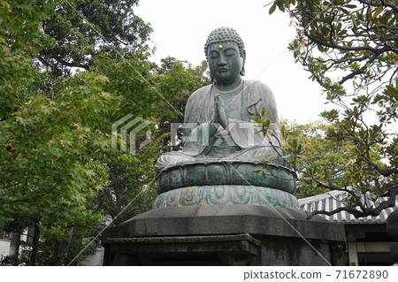 台東143天王寺大佛，銅Shaka Nyorai雕像（山中） 71672890