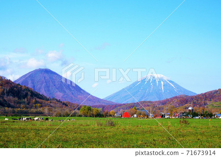 Mt. Yotei and Mt. Shiribetsu Twin Yotei Hokkaido Mt. Yotei and Mt. Shiribetsu Twin Yotei Hokkaido 71673914
