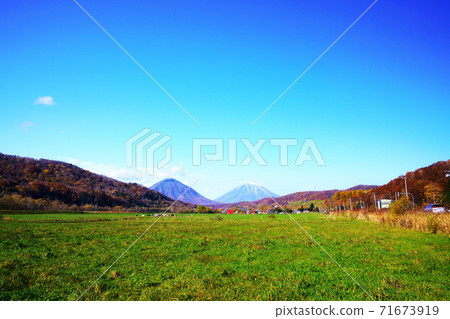 Mt. Yotei and Mt. Shiribetsu Twin Yotei Hokkaido Mt. Yotei and Mt. Shiribetsu Twin Yotei Hokkaido 71673919