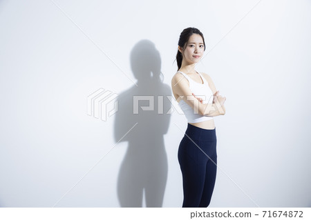 女運動員運動 女運動員運動 71674872