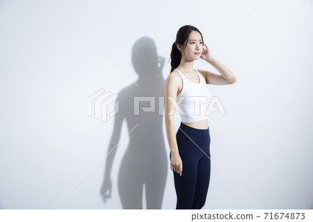 女運動員運動 女運動員運動 71674873