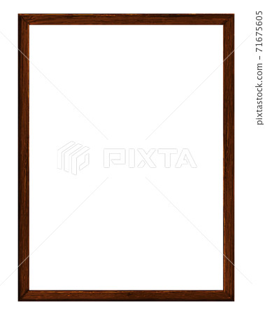 Illustration of a wooden frame with white (transparent) inside Illustration of a wooden frame with white (transparent) inside 71675605