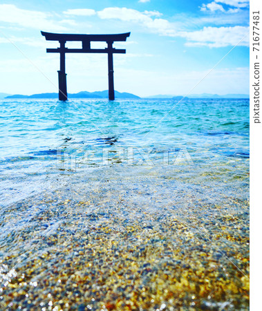 琵琶湖白石神社的鳥居（攝於2020年9月22日） 71677481