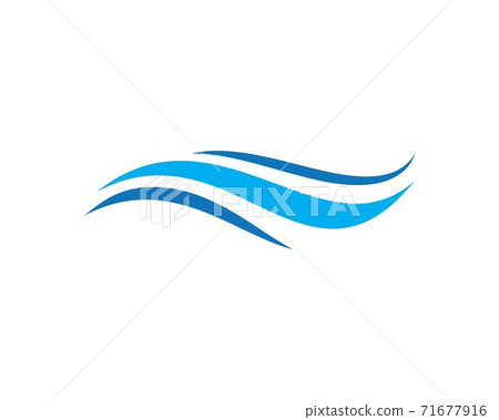 Water Wave symbol and icon Logo Template Water Wave symbol and icon Logo Template 71677916