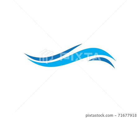 Water Wave symbol and icon Logo Template Water Wave symbol and icon Logo Template 71677918
