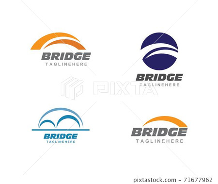 Bridge ilustration logo vector Bridge ilustration logo vector 71677962