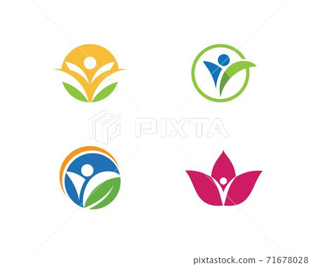 Healthy Life people Logo template 71678028