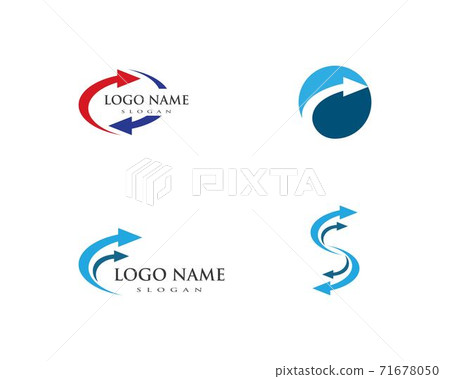 Arrow vector logo 71678050
