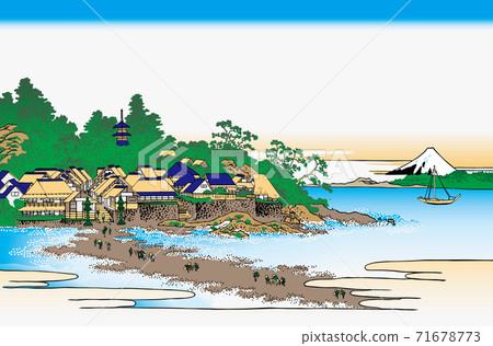 Katsushika Hokusai image Soshu Ejima bright version Katsushika Hokusai image Soshu Ejima bright version 71678773