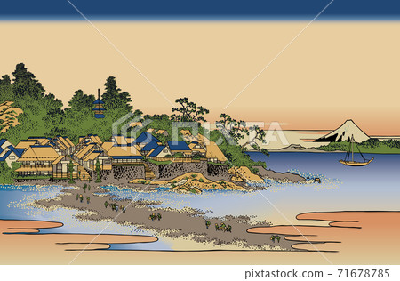 葛飾北齋圖像Soshu Ejima 71678785