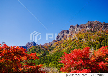 [群馬縣]取材於妙木山/妙木山全景公園，有秋葉<卡米格山山> 71679885