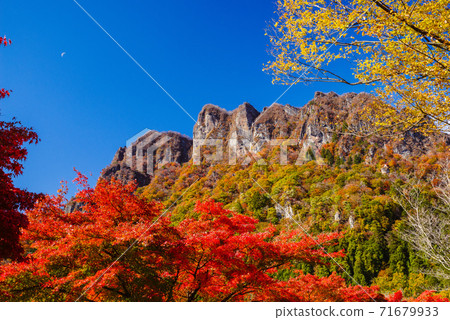 [群馬縣]取材於妙木山/妙木山全景公園，有秋葉<卡米格山山> 71679933