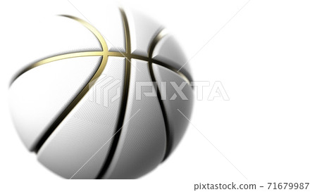 Basketball soccer ball 3D illustration 71679987