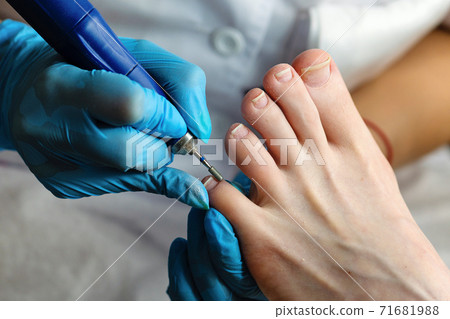 Hardware pedicure. Foot care Hardware pedicure. Foot care 71681988