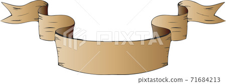舊的，復古的和長的橫幅圖 71684213