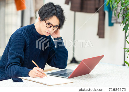 A worried man 71684273