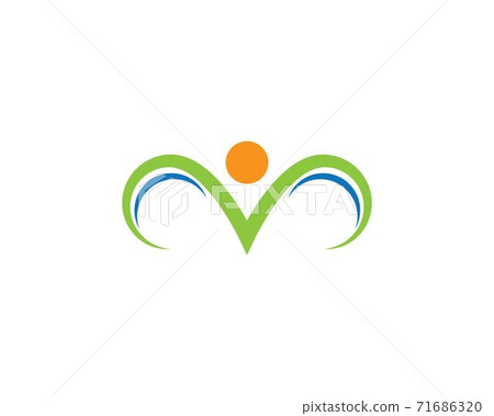 Healthy Life people Logo template Healthy Life people Logo template 71686320