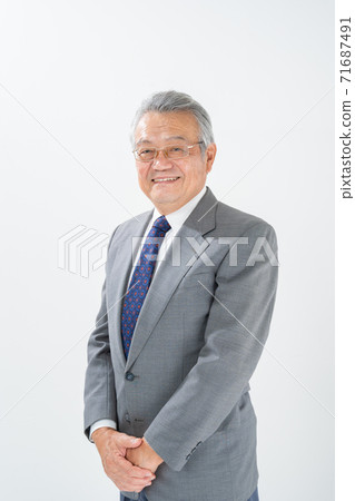 高級男肖像西裝 71687491