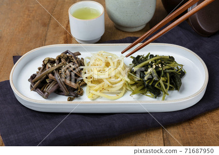 Different foods ingredients of Korean Thanksgiving day 085 71687950