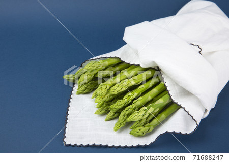 Close up of fresh green asparagus 126 Close up of fresh green asparagus 126 71688247