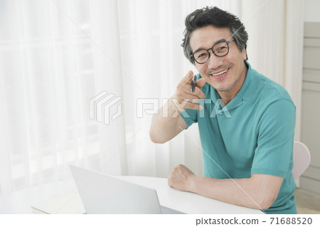 Happiness people lifestyle, Asian senior couple 008 Happiness people lifestyle, Asian senior couple 008 71688520