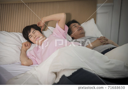Happiness people lifestyle, Asian senior couple 054 71688630