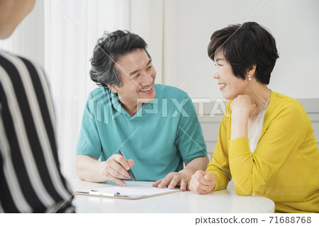 Happiness people lifestyle, Asian senior couple 116 Happiness people lifestyle, Asian senior couple 116 71688768