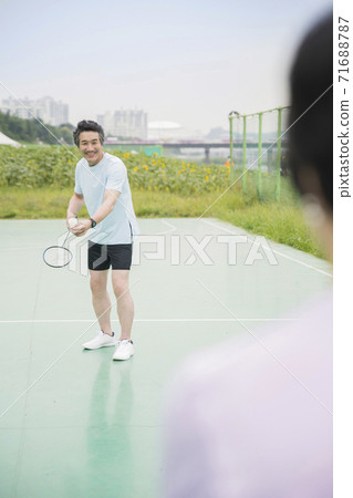 Happiness people lifestyle, Asian senior couple 125 71688787