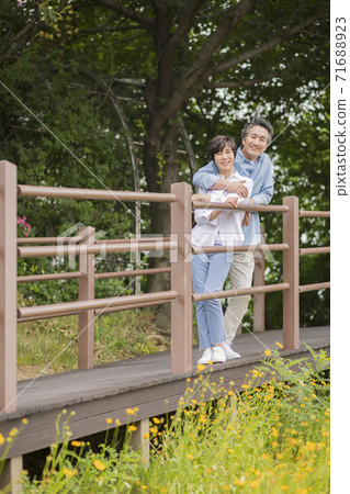 Happiness people lifestyle, Asian senior couple 175 Happiness people lifestyle, Asian senior couple 175 71688923