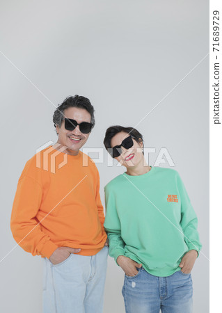 Happiness people lifestyle, Asian senior couple 507 Happiness people lifestyle, Asian senior couple 507 71689729