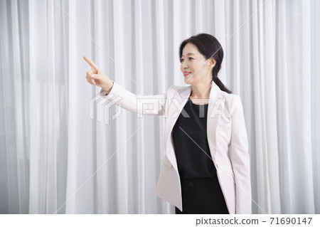 Happiness people lifestyle, senior businesswoman in office 051 71690147