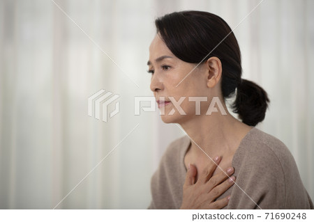 female disease concept, middle aged woman feeling pain 006 female disease concept, middle aged woman feeling pain 006 71690248