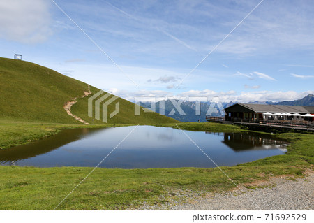 Monte Tamaro, Ticino, Switzerland Alp Foppa Pond 71692529