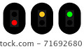 Railway signal (2 lights) 71692680