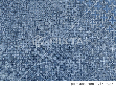Blue winter christmas xmas geometric background illustration Blue winter christmas xmas geometric background illustration 71692987
