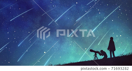 觀測天文恆星流星群的人 71693282