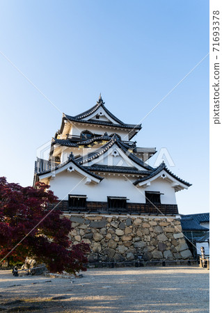 [滋賀縣]彥根城秋天 71693378