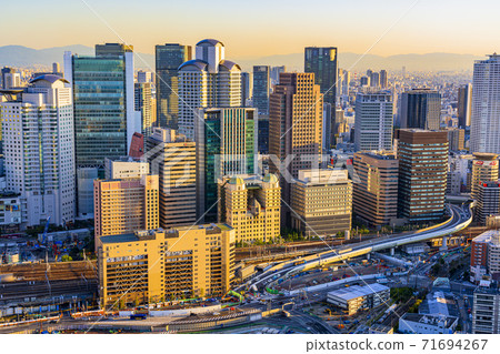 大阪北市區夜景 大阪北市區夜景 71694267