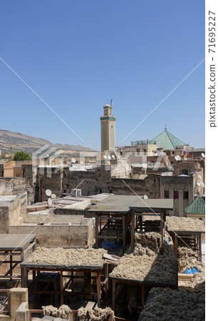 迷宮城非斯（摩洛哥）_坦納里的Minaretto景色 71695227